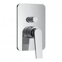 Встраиваемый двухпозиционный смеситель для ванны и душа Cezares Baden BADEN-F-VDIM-01 хром