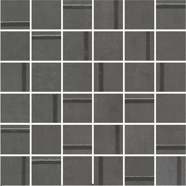 Декор Гварди 1 мозаичный антрацит матовый обрезной (MM13132) 30x30x9 от Kerama Marazzi (Россия)