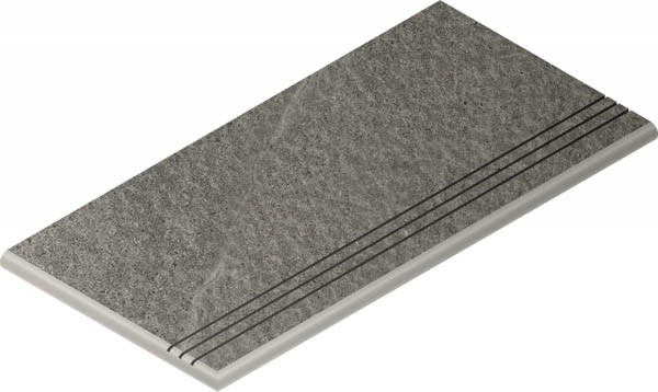 Угловая ступень CONTEMPORA X2 CARBON GRADINO ROUND GRIP SX левая (620040000030) 30x60 от Italon (Россия)