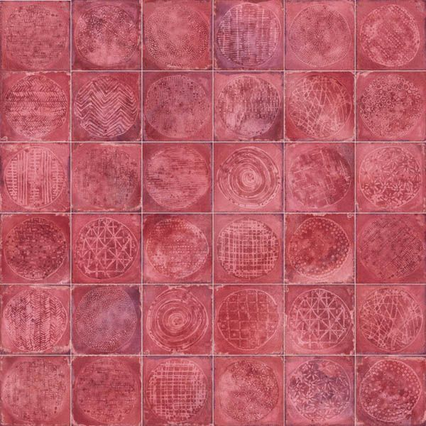 Декор Luca Carlo Granate-B 20x20 от Vives Ceramica (Испания)