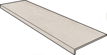 Фронтальная ступень Materia Anti-Slip Rect. Ivory 31.5x120 от Gres de Aragon (Испания)