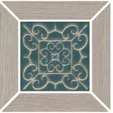 Вставка Тровазо наборный серый матовый (ID152) 13x13x0.9 от Kerama Marazzi (Россия)