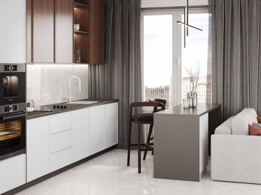 Керамогранит Mramor Princess Grey серый Полированный 60x120 от Ceradim (Индия)