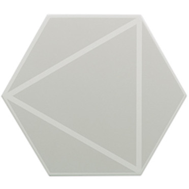 Керамогранит FANCY LINES GREY (127019) 20x23 от DNA Tiles (Испания)