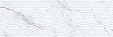 Настенная плитка 9547 Iguazu White Relieve (10 дизайнов) 30x90 от Porcelanite Dos (Испания)