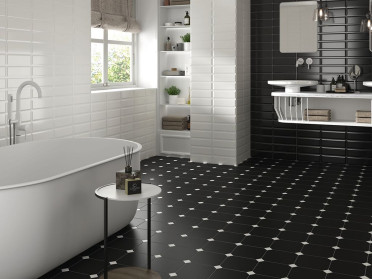 Вставка Eight Taco Four Black 3.8x3.8 от APE Ceramica (Испания)