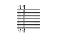 Полотенцесушитель водяной 600x500 Ника Bamboo ЛБ 4 60/50