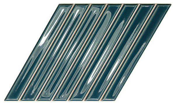 Настенная плитка Spike Bars B Peacock Blue 15x25.9 от WOW (Испания)