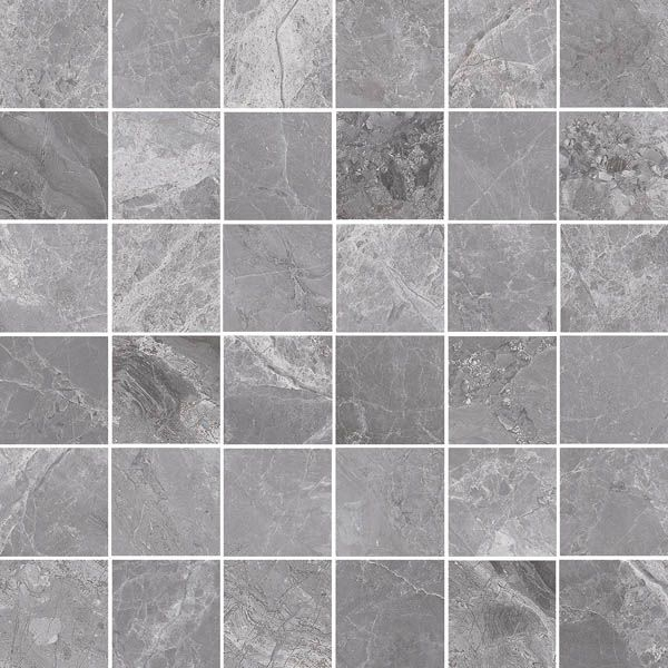 Мозаика SUPREME Mosaico Grey Lev. 4.7x4.7 (75536) 30x30 от Cerdomus (Италия)