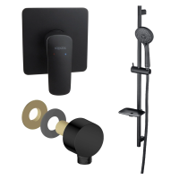 Комплект для ванной 3 в 1 Aquatek Вега AQ1076MB черный