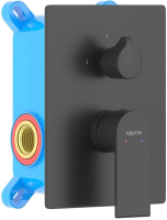 Смеситель для ванны Aquatek Лира AQ1446MB черный