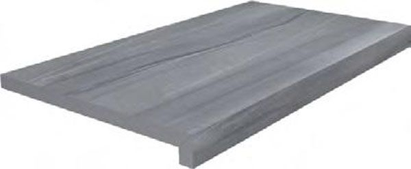 Фронтальная ступень клеёная тип L Роверелла серый (DL600400R20/GLF) 34x60x20 от Kerama Marazzi (Россия)