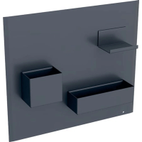 Комплект магнитной доски Geberit Acanto 500.649.JK.2 лавовый матовый