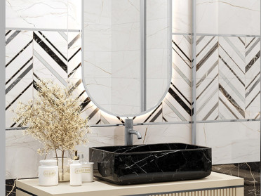 Настенная плитка Bohema Black (WT15BHM99R) 24.6x74x9.8 от Delacora (Россия)