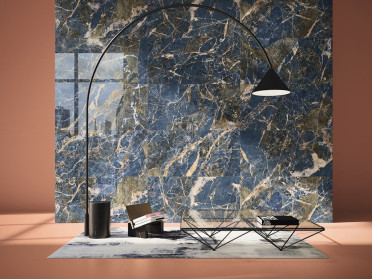 Керамогранит ICARO BLUE MARBLE POL RECT (A039588) 120x280 от APE Ceramica (Испания)