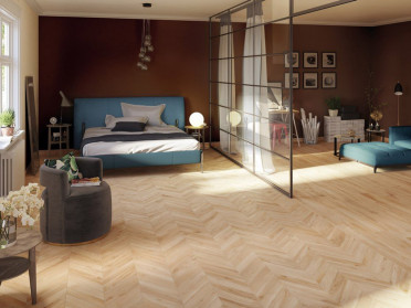 Керамогранит WOODIE BLUE CHEVRON (J86591) 7.5x40.7 от Rondine Group RHS (Италия)