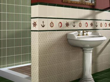 Бордюр NOBLESSE + LORD TORELLO BLANCO 2x20 от APE Ceramica (Испания)