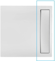 Крышка слива для душевого поддона Jacob Delafon Flight Neus 80 E62C80-00 блестящий белый