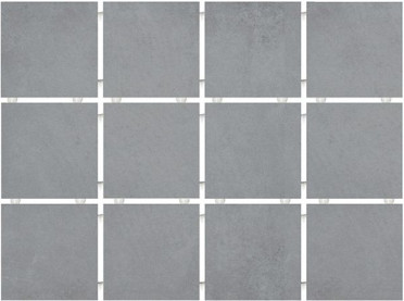 Керамогранит Амальфи 1271H серый (полотно из 12 частей 29.8х39.8) 9.8x9.8 от Kerama Marazzi (Россия)