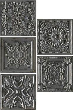 Настенная плитка Gatsby Lead Tin (Mix 5) 20x20 от Aparici (Испания)