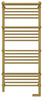 Полотенцесушитель электрический 1200x500 Сунержа Богема + с полкой 051-5209-1250 латунь
