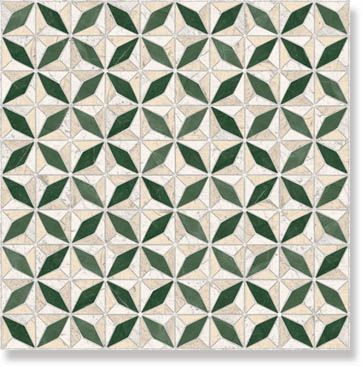 Керамогранит Via Appia Medix Verde 43.5x43.5 от Vives Ceramica (Испания)