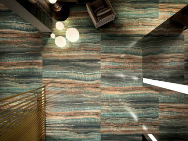 Керамогранит ECCENTRIC LUXE ALMOND GLO 6mm R (778822) 120x280 от REX Ceramiche (Италия)