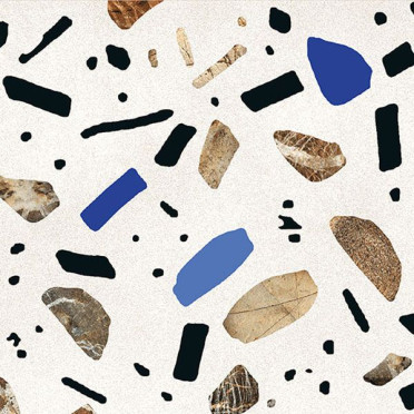 Керамогранит GHIAIA MAXI BIANCO lev. (GHX601L) 60x60 от Fioranese Ceramica (Италия)