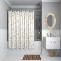 Штора для ванной Iddis Basic B40P224i11 бежевый;белый