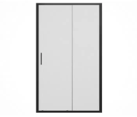 Душевая дверь в нишу Ravak Blix Slim BLSDP2-110 профиль черный, стекло прозрачное