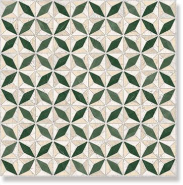 Керамогранит Via Appia Medix Verde 43.5x43.5 от Vives Ceramica (Испания)