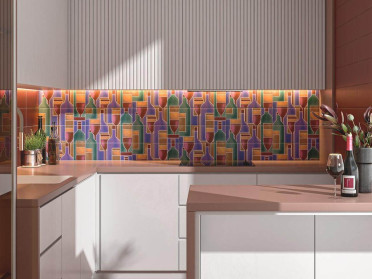 Настенная плитка Бельканто бордо матовый (15152) 15x40x0.8 от Kerama Marazzi (Россия)