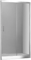 Душевая дверь в нишу Aquanet Alfa 150 см. профиль хром, стекло прозрачное
