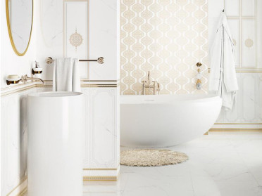 Бордюр Antares (BWU31ANS08R) 3x24.6x10 от Alma Ceramica (Россия)