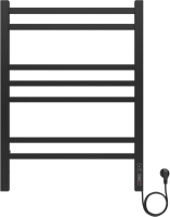 Полотенцесушитель электрический 500x700 Aquatek Альтаир AQ EL KP0770BL черный
