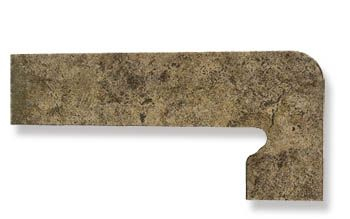 Плинтус Metalica Zanquin Fior izda/dcha Purple левый/правый 39.5x17.5 от Exagres (Испания)