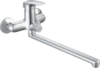 Смеситель для ванны с длинным изливом Aquatek Вега AQ1042CR хром