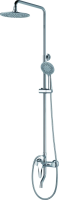 Душевая стойка RUSH Denis DN0335-40 хром