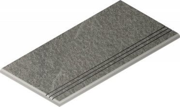 Угловая ступень CONTEMPORA X2 CARBON GRADINO ROUND GRIP SX левая (620040000030) 30x60 от Italon (Россия)