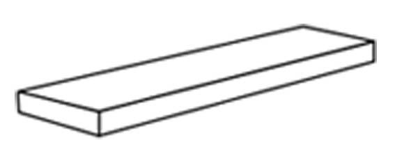 Ступень угловая X2 ANG.TOP SX INT.9 DARK 32x120 от ABK Ceramiche (Италия)