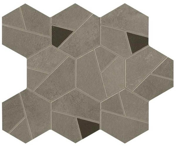 Мозаика Boost Pro Taupe Mosaico Hex Coffee (A0QP) 25x28.5 от Atlas Concorde (Италия)