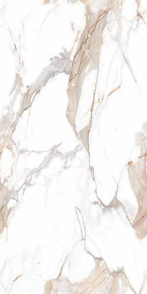 Керамогранит Calacatta Fairy Gold бежевый Полированный 60x120 от Ceradim (Индия)