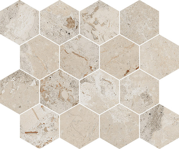 Мозаика Karnis Mosaico Esagona Sand Matt (97429) 33x27.5 от Cerdomus (Италия)