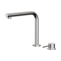 Смеситель для кухни с выдвижной лейкой Omoikiri Nara-S-BN 4994329 нержавеющая сталь