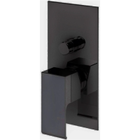 Смеситель для душа Cezares PORTA-VDIM-NOP с переключателем, встраиваемый, черный