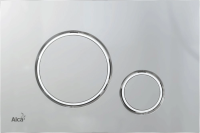 Кнопка смыва AlcaPlast Basic M772 серебро