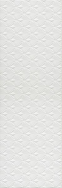 Настенная плитка Гарса структура белый матовый обрезной (12154R) 25x75x9 от Kerama Marazzi (Россия)