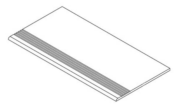 Фронтальная ступень Marvel Meraviglia Black Origin Gradino Matte (AJVW) 30x60 от Atlas Concorde (Италия)