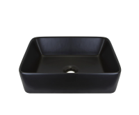 Раковина накладная Bronze de Luxe 50 1010-BM черная