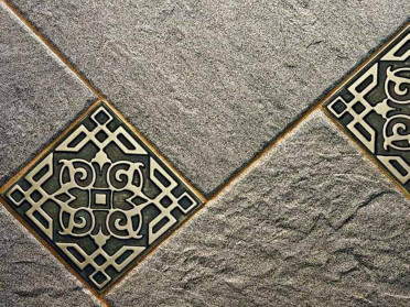 Декор BRONZO-25 вставка VENZEL латунная 5x5 от BronzoDecor (Россия)